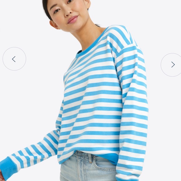 ⭐️ Sale ⭐️ NWOT Kelsea Sweatshirt in Awning Stripe - Picture 2 of 4